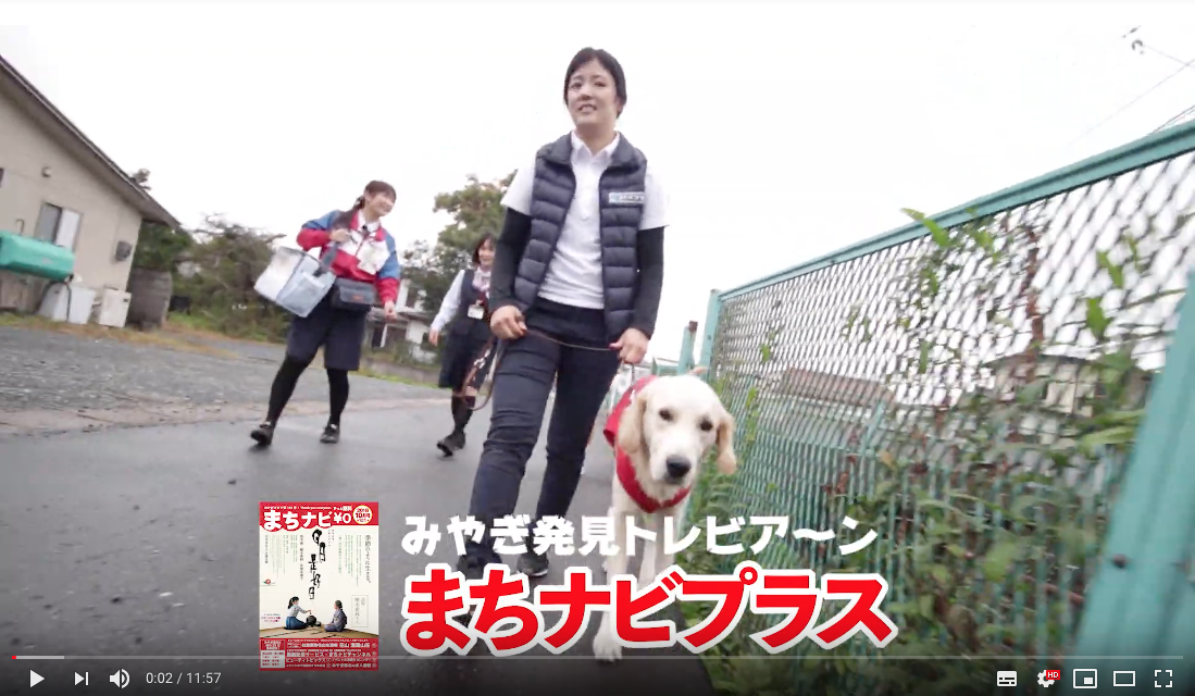 今回の調査先は、石巻ヤクルト販売さんが毎年秋に行っている盲導犬普及活動の現場を直撃レポート！
